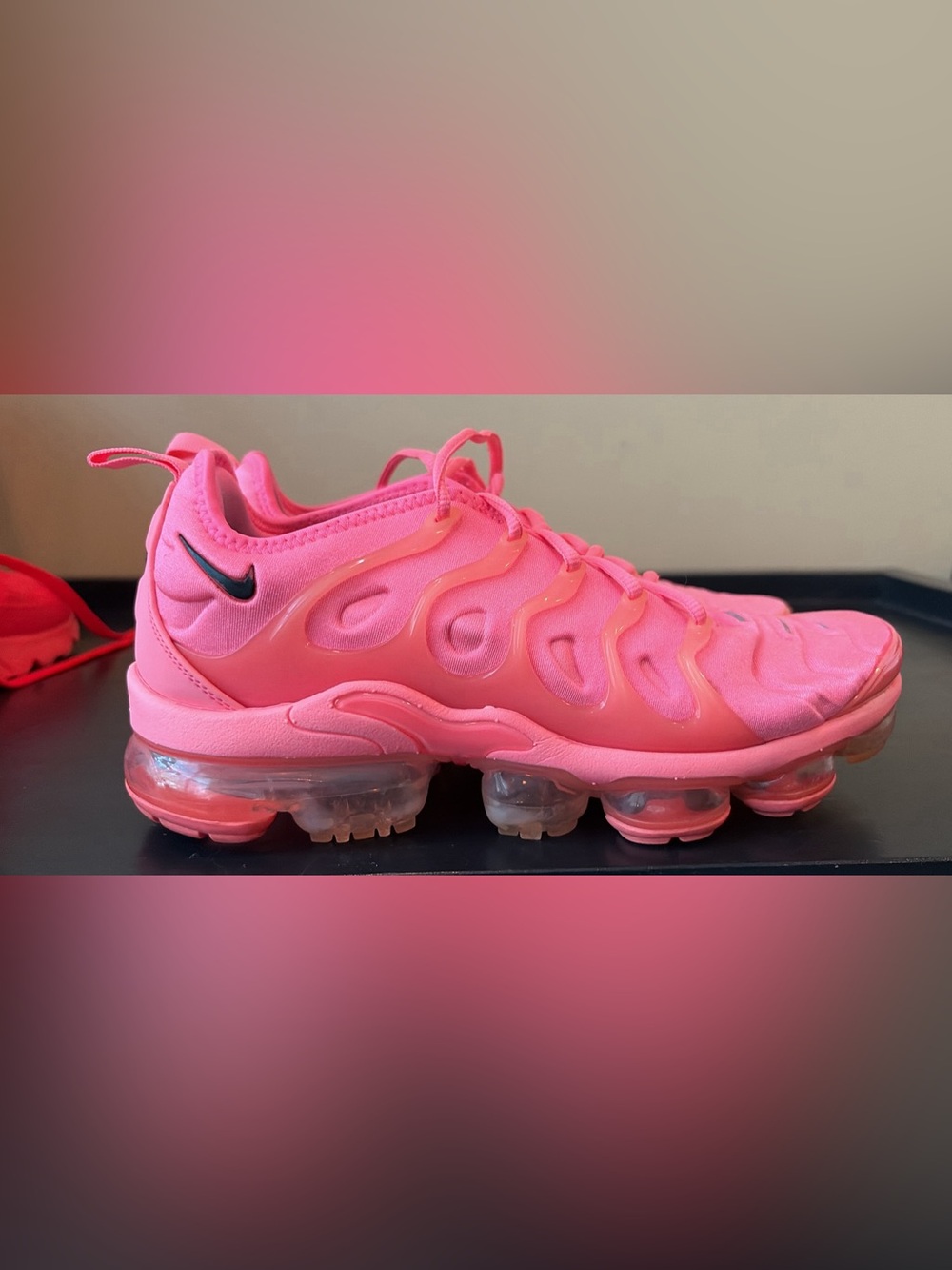 Nike Women’s Bright Pink VaporMax Plus Sneakers